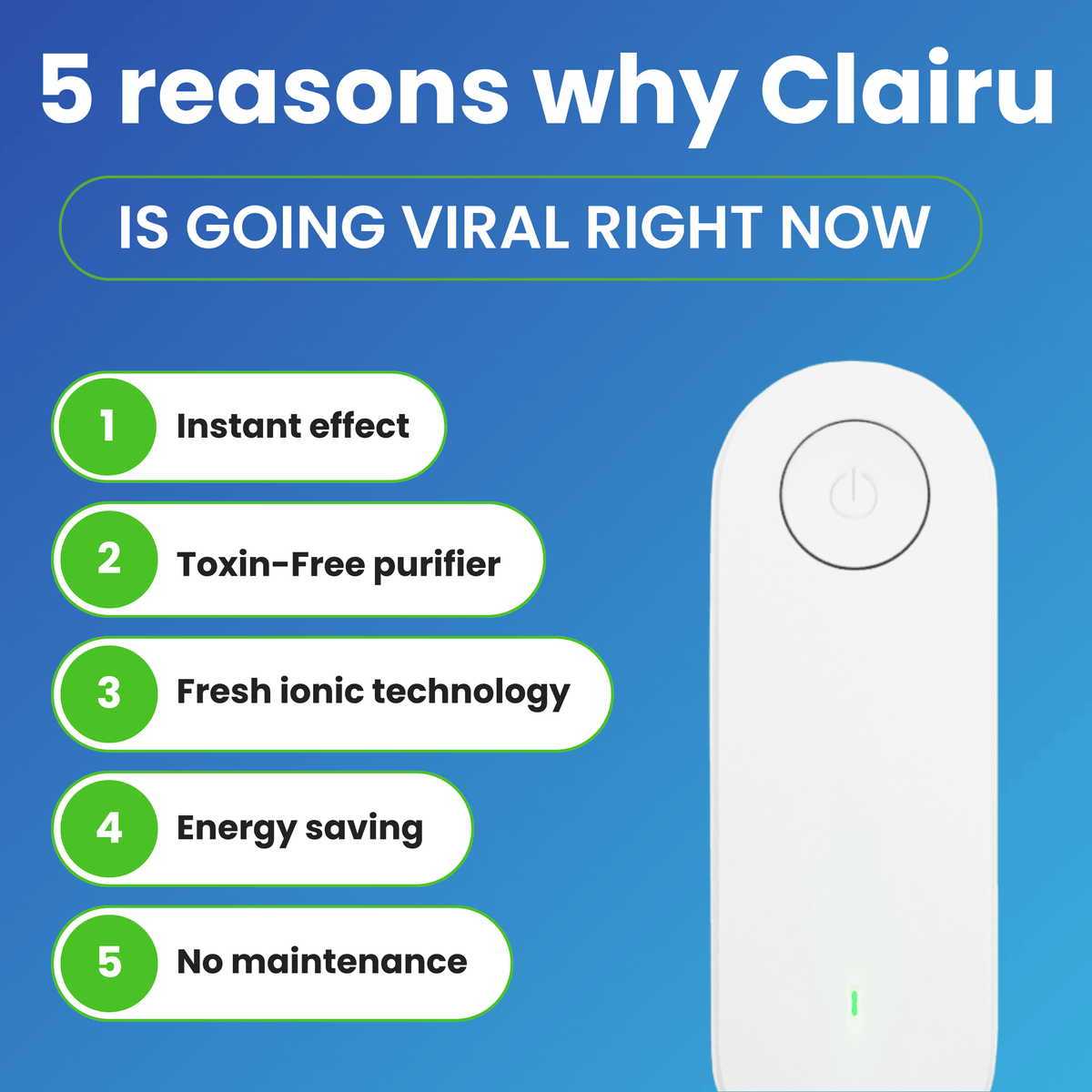 Clairu™ All-in-One Air Purifier